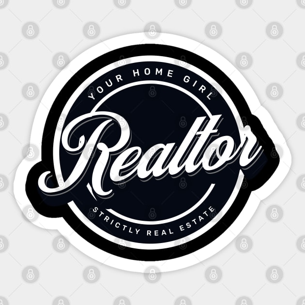 Real Estate Agent, Gift for Real Estate Agent, Real Estate Gift, Real Estate Clothing and Accessories, , Closing Real Estate Gift, Real Estate Broker Sticker by REG